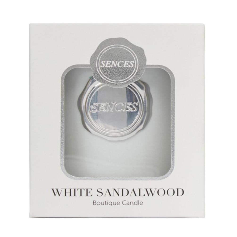 Sences White Sandalwood Boxed Luxury Candle Extra Image 1